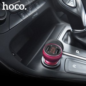 Автомобильный адаптер Hoco Z22 на 2 USB