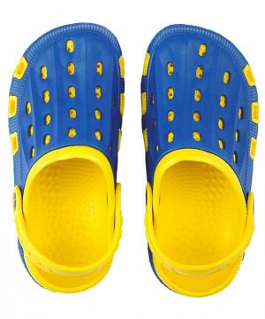 Обувь для пляжа Crabs Blue/Yellow, для мальчиков, 24-29, детский