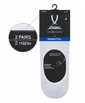 Носки J?gel ESSENTIAL Invisible Socks JE4SO0221.00, белый, 2 пары