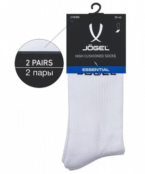 Носки высокие J?gel ESSENTIAL High Cushioned Socks JE4SO0421.00, белый, 2 пары