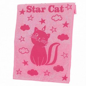 Полотенце Мягкое розовое полотенце с кошачьим принтом подойдет для ежеденевного использования. Для детей от 3-х лет.МАТЕРИАЛ: 100% хлопокРАЗМЕР: 80х50 смКОД ТОВАРА: 1459562