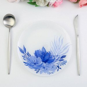 Тарелка «Цветы», 20 см