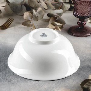 Салатник фарфоровый Wilmax, 1,35 л, d=20,5 см, цвет белый