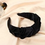 Ободок для волос &quot;Юнона&quot; классика, 5 см, чёрный