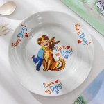 Тapeлka мeлkaя «Мoй любuмый пёc», d=17,5 cм, Мukc