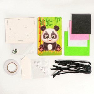 Набор для творчества «Мягкая аппликация: панда»