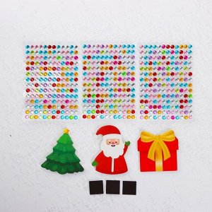 Набор для творчества «Новогодние магнитики: подарочек, ёлочка, Дед Мороз»