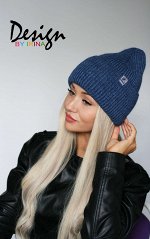 Вязаная шапка «Kanzas» (джинс)