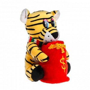 Мягкая игрушка-копилка «Тигр», 16 см, цвета МИКС