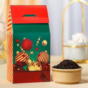 Подарочный набор «Яркого года»: чай 50 г., конфеты 110 г., печенье брауни 120 г.