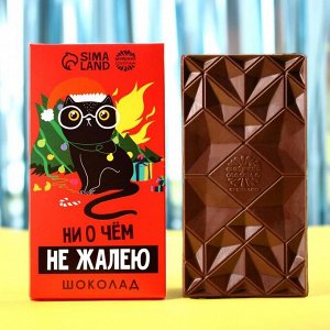 Молочный шоколад «Ни о чём не жалею», 70 г.