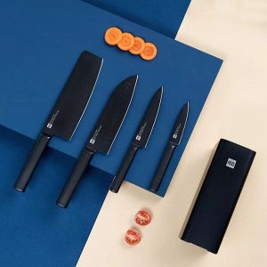 Набор ножей Xiaomi HuoHou Stainless Steel Knife Black (HU0076)
