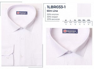 1033-1LBR* Brostem Рубашка мужская полуприталенная