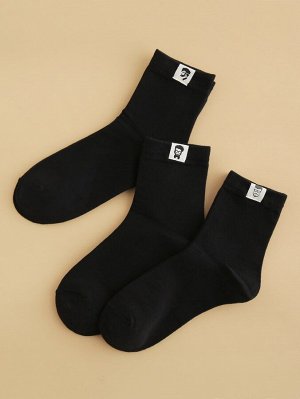 SheIn Мужские носки в минималистском стиле 3 пары