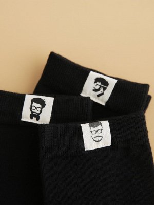 SheIn Мужские носки в минималистском стиле 3 пары