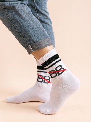 Мужские носки с текстовым узором 5 пар