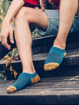 Цветные кусковые носки 5 пар