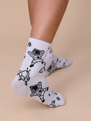 2 пары Мужские носки с мультипликационным рисунком