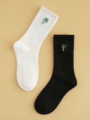 Мужские носки с вышивкой 2 пары