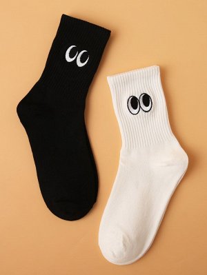 Мужские носки с вышивкой 2 пары