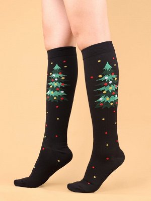 Носки с рисунком "рождественская елка" для мужчины