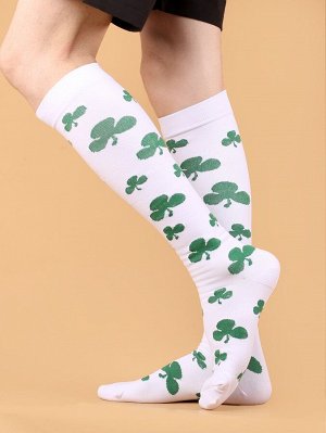 Мужские футбольные носки с принтом растений