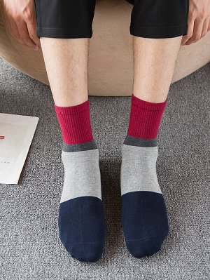 Контрастный цвет Мужские носки