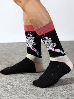 Мужские носки с узором робота