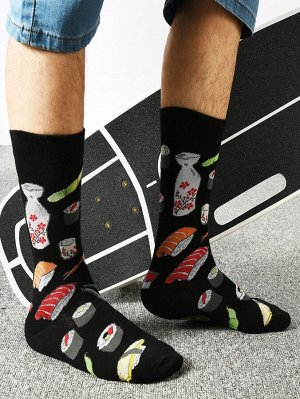 SheIn Мужские носки с узором суши