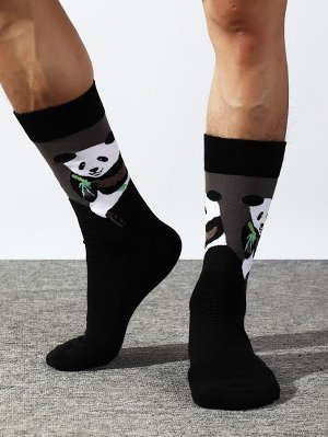 Мужские носки с узором панды