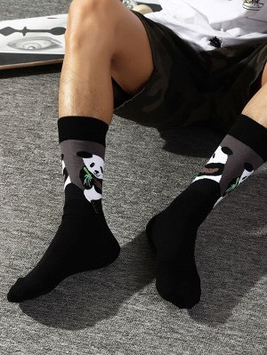 SheIn Мужские носки с узором панды