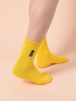 Мужские носки с ананасовым узором 1 пара