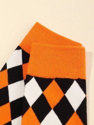 Мужские носки с геометрическим узором