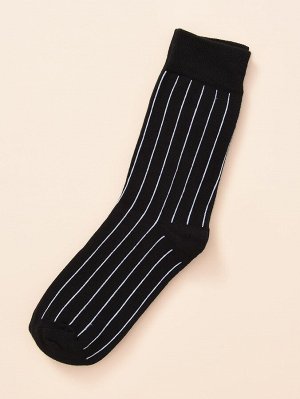 Мужские носки с полосатым узором