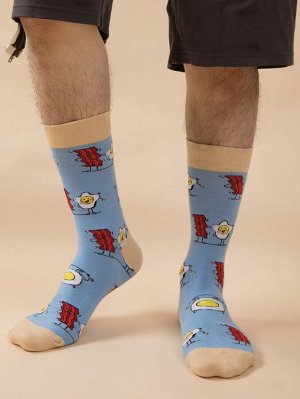 Мужские носки с мультипликационным рисунком