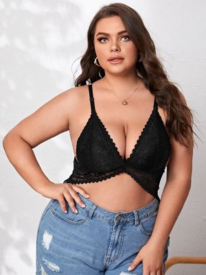 Кружевной бралетт Plus size