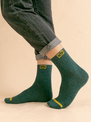 Мужские носки с рисунком кленового листа 7 пар