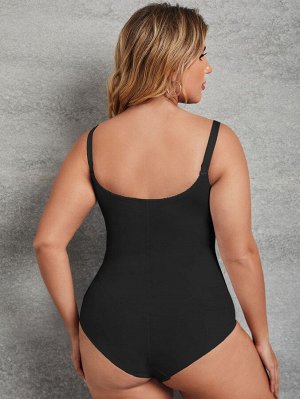 Корректирующее боди на косточках Plus size