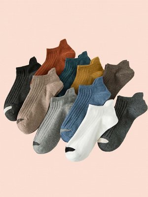 10 пар Мужские носки до щиколотки