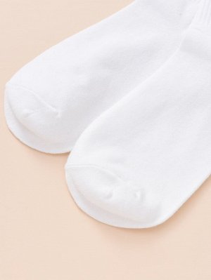 2 пары Мужские носки с текстовой вышивкой