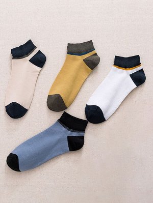 5 пар Мужские контрастные короткие носки