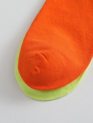 2 пары Мужские носки для середины голени с текстовым принтом