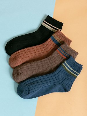 4 пары мужские носки с узором