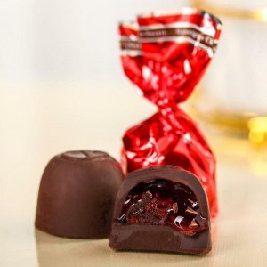 Шоколадные конфеты «Волшебства» вкус: вишня в ликёре, 200 г.