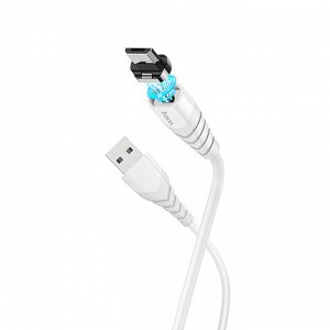 NEW ! Кабель USB HOCO X63 Racer USB to Micro USB или Apple Lightning 2.4А 1 м c магнитным выходом