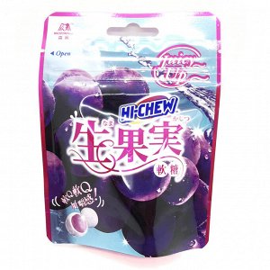 Жевательная конфета "Hi - Chew"  Виноград  35гр. пакет  1/40 Тайвань