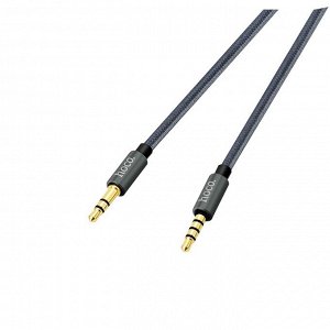 Аудио-кабель HOCO UPA04 Noble, AUX, 1 м, микрофон+кнопка