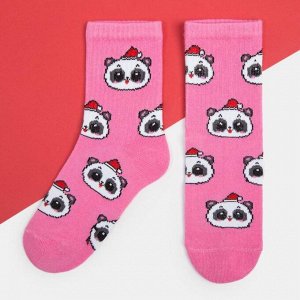 Набор детских новогодних носков KAFTAN "Панда" 3 пары .