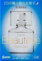 SANTEN Sante Beauteye Moon Care - ночные капли для снятия дневной усталости глаз