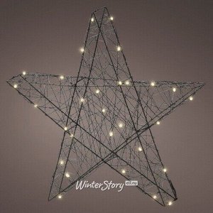 Светящаяся звезда Gold Coast - Star 60 см, 80 теплых белых Big&Bright LED ламп, IP44 (Kaemingk)